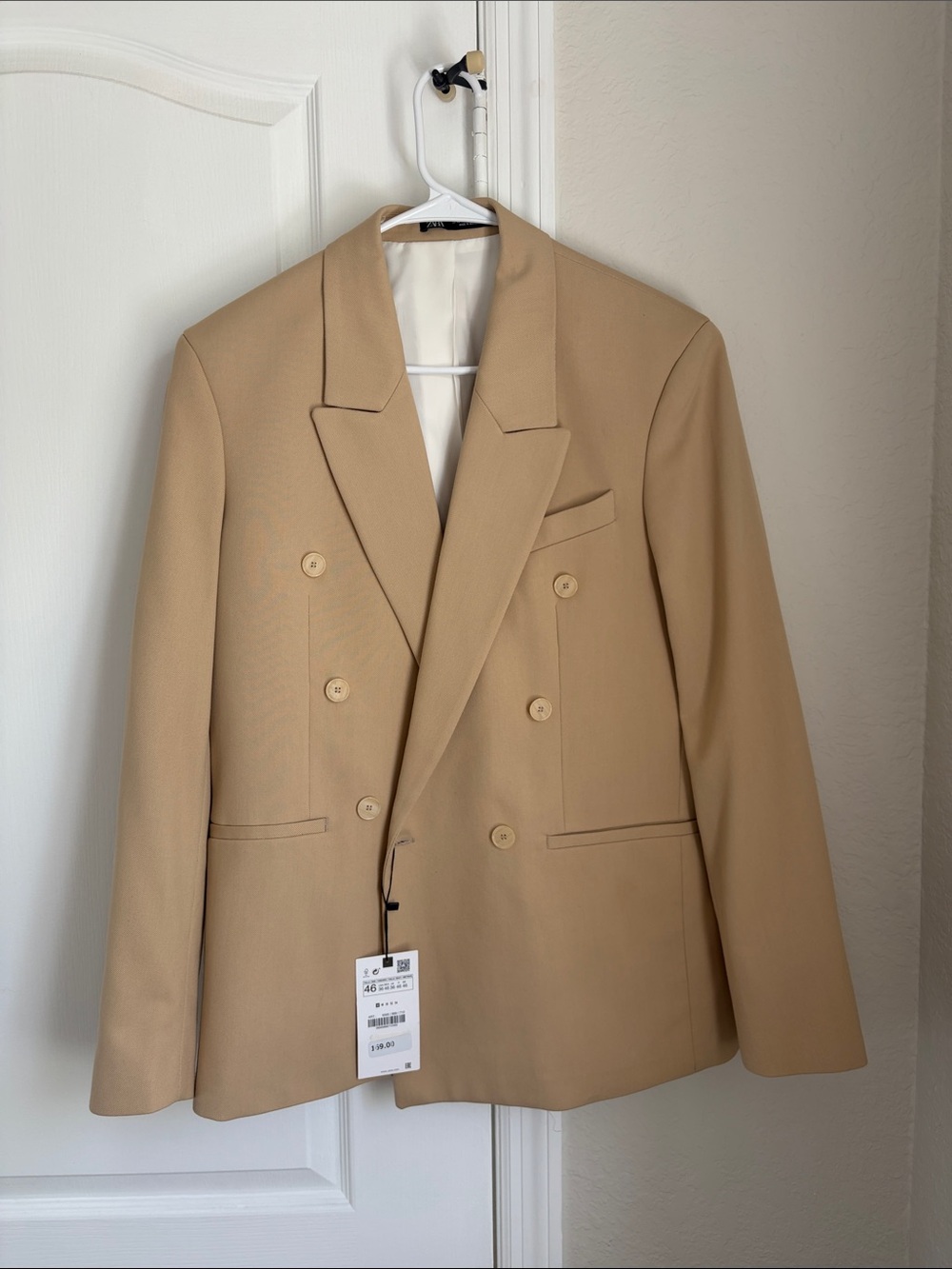 Zara Tan-Camel Blazer Jacket